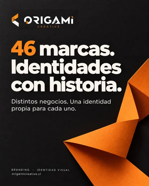 En el reel reunimos 46 marcas cuya identidad visual desarrollamos en Origami Creative.